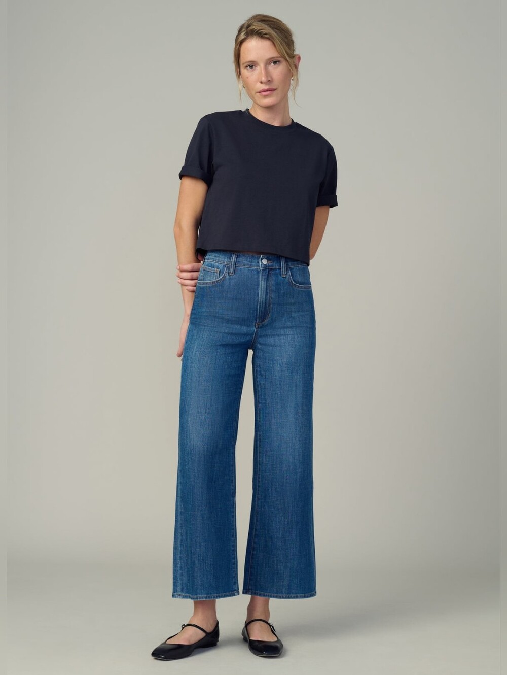 Joe's Jeans The Mia Wide Leg Ankle Jeans NWT 28